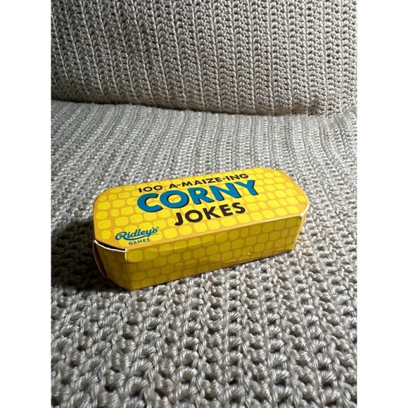 Ridleys Games 100 A-Maize-ing Corny Jokes Card Set In Box Icebreaker Family Fun - Picture 1 of 4